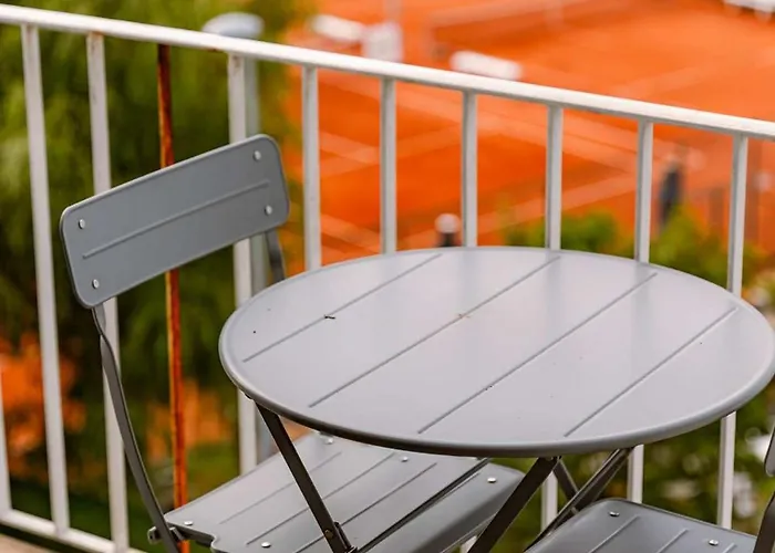 Modern With Balcony Near Center